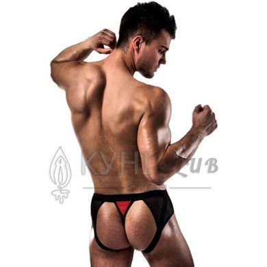Мужские трусики с красным гульфиком Passion 007 THONG red XXL/XXXL 100271 фото