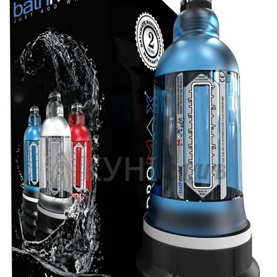 Гідропомпа Bathmate Hydromax 7 WideBoy Blue (X30) для члена довжиною від 12,5 до 18см, діам.до 5,5см 109212 фото