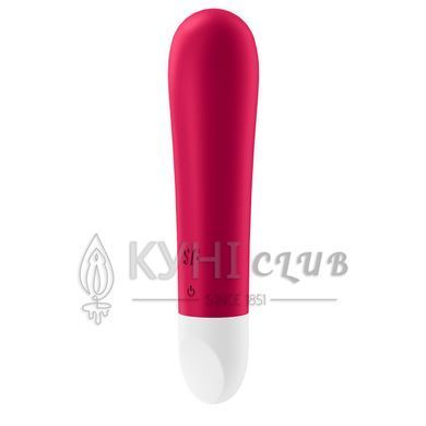 Вибропуля перезаряжаемая Ultra Power Bullet 1 Red 103332 фото
