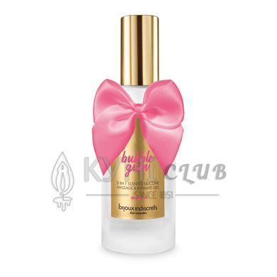 Лубрикант на силіконовій основі 2в1 Bijoux Indiscrets Bubblegum для сексу та масажу 103882 фото
