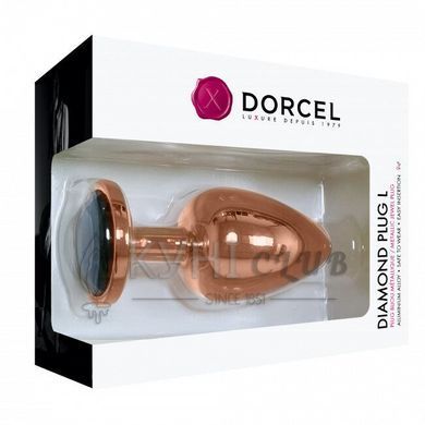 Металлическая анальная пробка с украшением в виде кристалла Dorcel - Diamond Plug L 103428 фото
