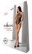 Бодистокинг с имитацией корсетной шнуровки Passion BS094 One Size, black, цветочный узор, с доступом 106940 фото 6