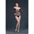 Сетчатое боди со стразами Moonlight Model 09 Black, открытые плечи 104320 фото
