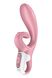 Смартвібратор-кролик Satisfyer Hug Me Pink, 2 мотори, діаметр 4,2см, широка кліторальна частина 104256 фото 2