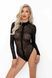Боді під леопард Noir Handmade F287 Leopard flock bodysuit with long sleeves, L, довгий рукав 108177 фото 1