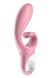 Смарт вибратор кролик Satisfyer Hug Me Pink, 2 мотора, диаметр 4,2см, широкая клиторальная часть 104256 фото 3