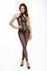 Бодистокинг Noir Handmade F315 Ego, L, black, прозрачный, верх халтер, молния на все тело 108327 фото 4