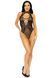 Leg Avenue Net and lace halter bodysuit OS Black 105872 фото 8