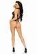Leg Avenue Net and lace halter bodysuit OS Black 105872 фото 7