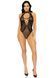 Leg Avenue Net and lace halter bodysuit OS Black 105872 фото 6
