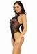 Leg Avenue Net and lace halter bodysuit OS Black 105872 фото 5