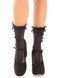 Шкарпетки ажурні Leg Avenue Mini Bow Lace Anklet, чорні, з рюшами, декор &mdash; бантики 110079 фото 3
