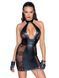 Сукня Noir Handmade F238 Short tulle dress with powerwetlook inserts, L 108127 фото 1