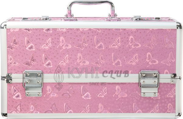 Большой кейс для хранения секс-игрушек BMS Factory Large Lokable Vibrator Case Pink, кодовый замок 106798 фото