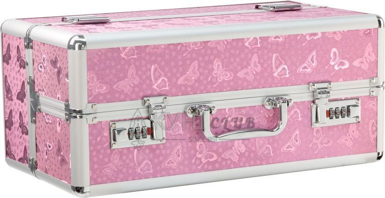 Большой кейс для хранения секс-игрушек BMS Factory Large Lokable Vibrator Case Pink, кодовый замок 106798 фото