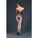 Сетчатое боди со стразами Moonlight Model 09 Black, открытые плечи 104320 фото 2