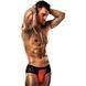 Мужские трусики с красным гульфиком Passion 007 THONG red XXL/XXXL 100271 фото 1