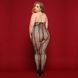 Сітчастий бодістокінг-халтер JSY &laquo;Сітки Арії&raquo; Plus Size, black, комбінезон, відкритий доступ 106437 фото 2
