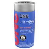 Презервативы ONE Ultra Feel, ультратонкие, c дополнительной смазкой, 10 шт, подарочная упаковка-тубус 109838 фото