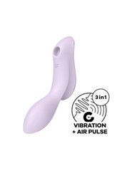 Вакуумний кліторальний стимулятор Satisfyer Curvy Trinity 2 Violet 104047 фото