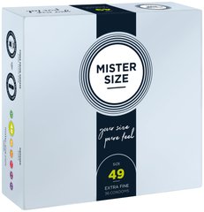 Презервативи Mister Size - pure feel - 49 (36 condoms), товщина 0,05 мм 105964 фото