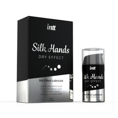 Ультрагуста силіконова змазка Intt Silk Hands (15 мл) з матовим ефектом, шовковистий ефект 100976 фото