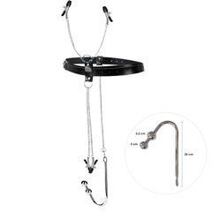 Бондажний набір із металевим анальним гаком №3 Art of Sex Blanca Bondage set with anal hook №3 107811 фото