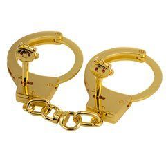 Наручники LOCKINK Pretty-sub Handcuffs, золотисті, металеві, можна відкрити без ключа 110055 фото