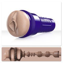 Мастурбатор-вагіна Fleshlight Boost Bang Light Medium Flesh, плаваючі кільця Turbo Tech 106118 фото