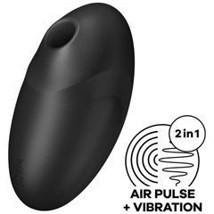 Вакуумний стимулятор з вібрацією Satisfyer Vulva Lover 3 Black 105759 фото