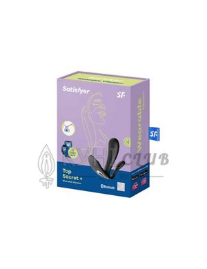 Подвійний смарт-вібратор у трусики Satisfyer Top Secret+ Black 104099 фото