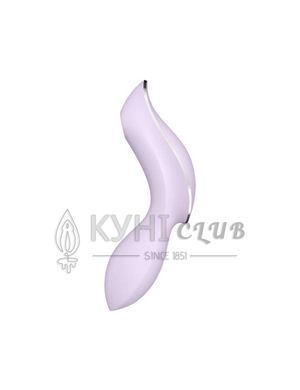 Вакуумний кліторальний стимулятор Satisfyer Curvy Trinity 2 Violet 104047 фото