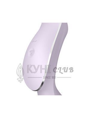 Вакуумний кліторальний стимулятор Satisfyer Curvy Trinity 2 Violet 104047 фото