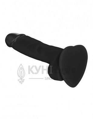 Реалістичний фалоімітатор Strap-On-Me SOFT REALISTIC DILDO Black - Size S 102401 фото