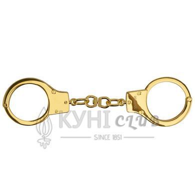 Наручники LOCKINK Pretty-sub Handcuffs, золотистые, металлические, можно открыть без ключа 110055 фото