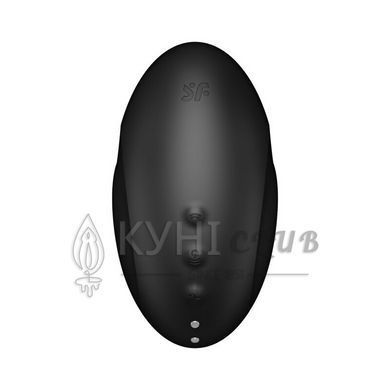 Вакуумний стимулятор з вібрацією Satisfyer Vulva Lover 3 Black 105759 фото
