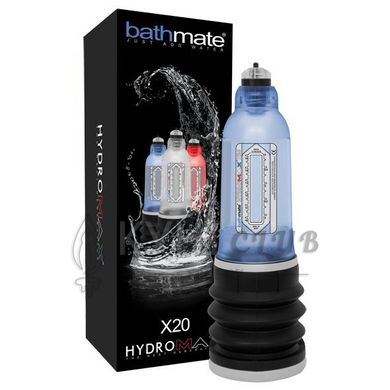 Гідропомпа Bathmate Hydromax 5 Blue (X20), для члена довжиною від 7,5 до 12,5 см, діаметр до 4,5 см 100565 фото