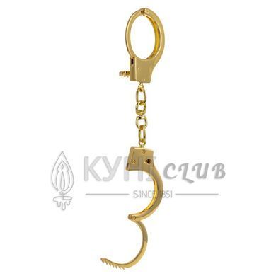 Наручники LOCKINK Pretty-sub Handcuffs, золотистые, металлические, можно открыть без ключа 110055 фото