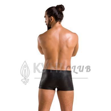 Мужские кожаные боксеры с заклепками Passion 048 SHORT DAVID XXL/XXXL Black 105594 фото