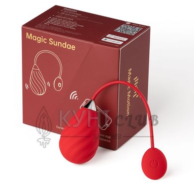 Смарт-віброяйце Magic Motion Sundae Red 102361 фото