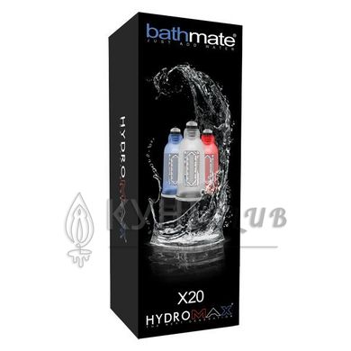 Гідропомпа Bathmate Hydromax 5 Blue (X20), для члена довжиною від 7,5 до 12,5 см, діаметр до 4,5 см 100565 фото