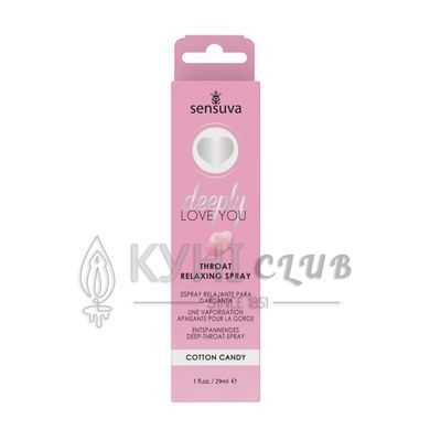 Спрей для минета Sensuva Deeply Love You Cotton Candy (29 мл), для глубокого минета 107850 фото