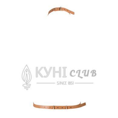 Портупея Bijoux Indiscrets MAZE - I Harness Brown, екошкіра, дуже стильна 103883 фото