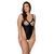 Боді з екошкіри Passion CELINE BODY 4XL/5XL black, з доступом, відкритий 105100 фото