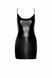Сукня Noir Handmade F307 Mirage, M, black, міні, під латекс, відкрита спина, декор зі стразів 108278 фото 4