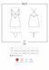 Сатиновый комплект для сна с кружевом Obsessive 828-CHE-1 chemise & thong L/XL, черный, сорочка 105156 фото 7