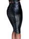 Спідниця-олівець зі шнурівкою Noir Handmade F152 Powerwetlook pencil skirt, M, з мокрим ефектом 108026 фото 1