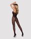 Бодистокинг Obsessive Bodystocking F213 XL/XXL, имитация кружевного боди и резинки для чулок 105207 фото 4