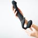 Безремневой страпон с вибрацией Strap-On-Me Vibrating Black M, диаметр 3,3см, пульт ДУ, регулируемый 108877 фото 4