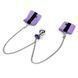 Наручники с металлической анальной пробкой Art of Sex Handcuffs with Metal Anal Plug size M Purple 104163 фото 3